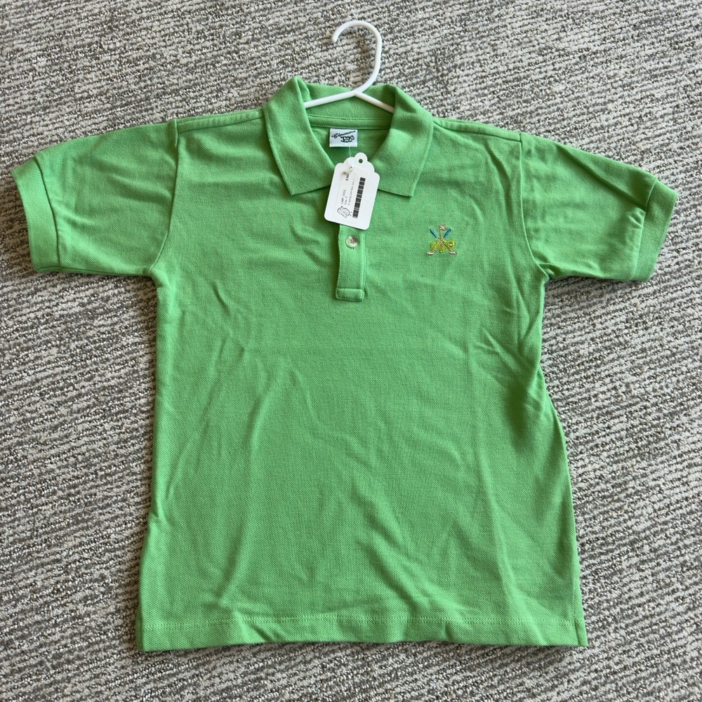 Glorimont NEW Kids Green Polo Shirt